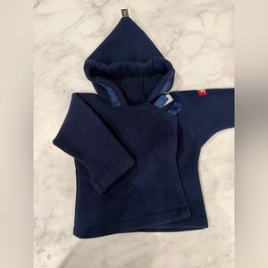 Navy Blue Baby Fleece Jacket